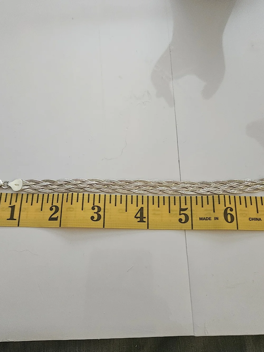 Sterling Silver Multi-Strand Braided Herringbone Chain Bracelet